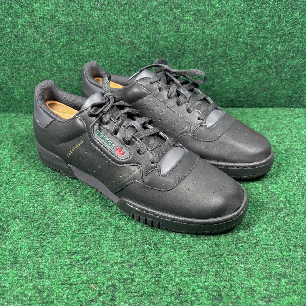 Adidas Yeezy Powerphase Calabasas Core Black Mens Sneakers CG6420 Size 9